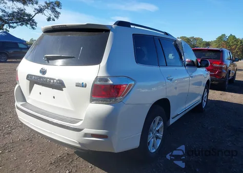 2013 Toyota Highlander Hybrid Base V6 from USA, damaged, VIN JTEBC3EH7D2016587